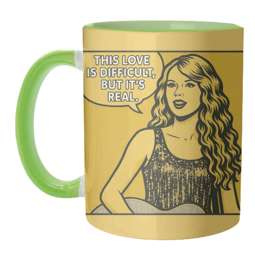 Fearless Love - unique mug by Ms Doodle