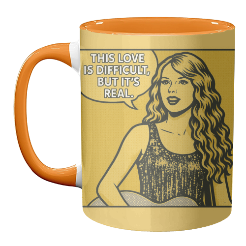 Fearless Love - unique mug by Ms Doodle