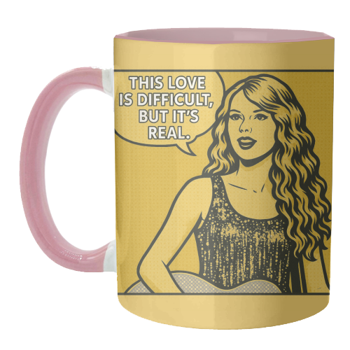 Fearless Love - unique mug by Ms Doodle