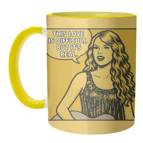 Fearless Love - unique mug by Ms Doodle
