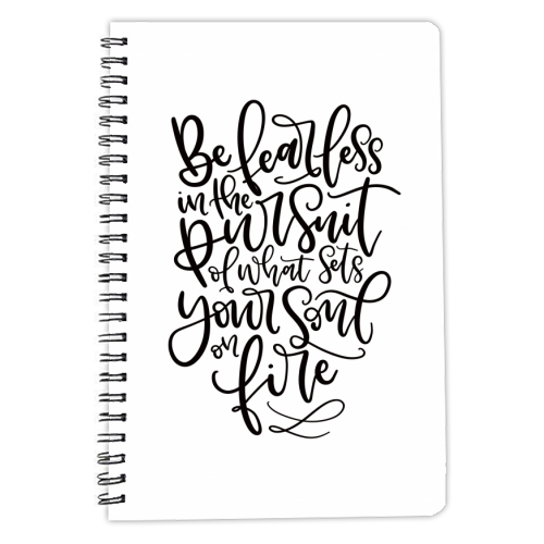 Fearless - personalised A4, A5, A6 notebook by Teeny Letters