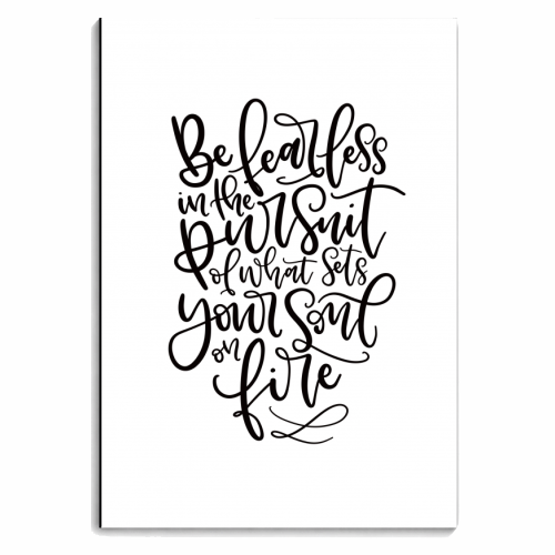 Fearless - personalised A4, A5, A6 notebook by Teeny Letters