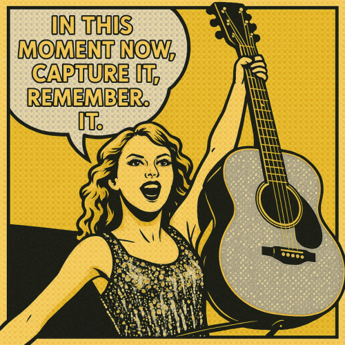 Fearless Tay - Die Cut Sticker by Ms Doodle