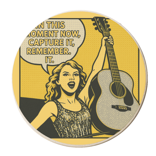 Fearless Tay - personalised beer coaster by Ms Doodle