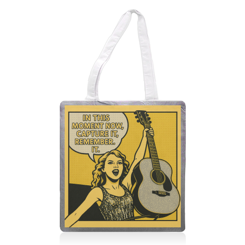 Fearless Tay - printed canvas tote bag by Ms Doodle