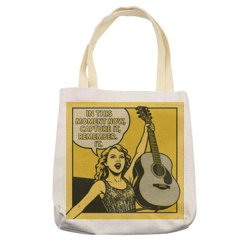 Fearless Tay - printed canvas tote bag by Ms Doodle