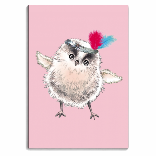 Feather Brain - personalised A4, A5, A6 notebook by Lizzie Barber