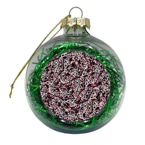 Feathery Feeling - xmas bauble by Eleanor Soper