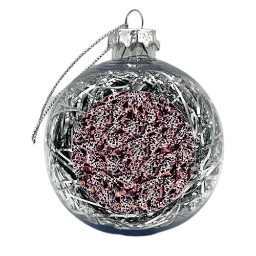 Feathery Feeling - xmas bauble by Eleanor Soper