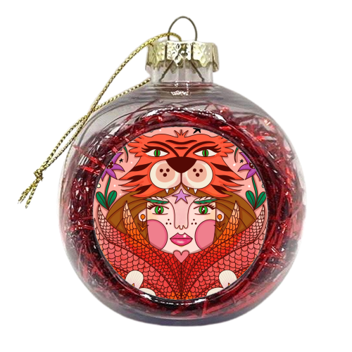 FEBRUARY'S CHILD - xmas bauble by Nichola Cowdery
