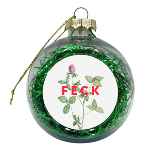 Feck - xmas bauble by The 13 Prints