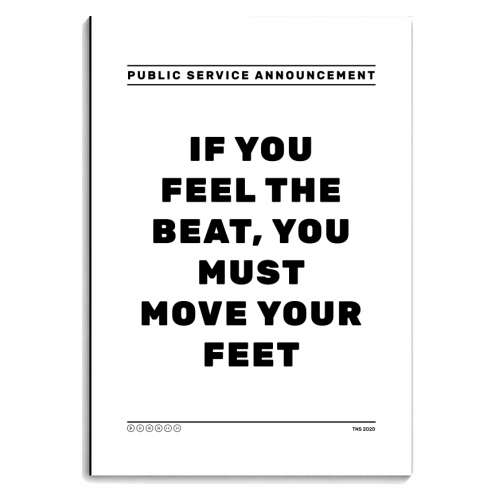 Feel the Beat - personalised A4, A5, A6 notebook by The Native State
