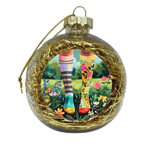 Feel the spring - xmas bauble by DejaReve