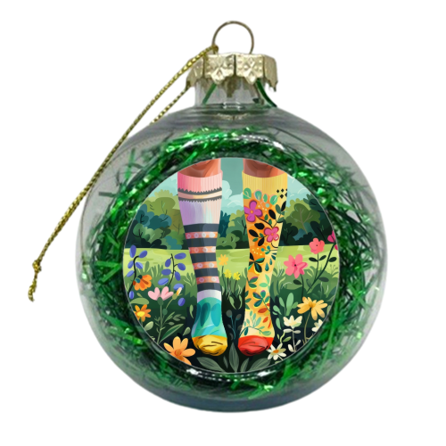 Feel the spring - xmas bauble by DejaReve