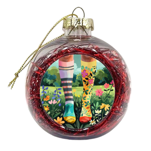 Feel the spring - xmas bauble by DejaReve