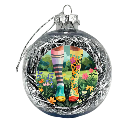 Feel the spring - xmas bauble by DejaReve