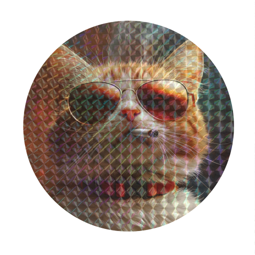 Feel the summer - Circle Sticker by DejaReve