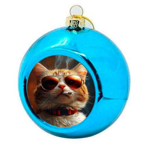 Feel the summer - colourful christmas bauble by DejaReve