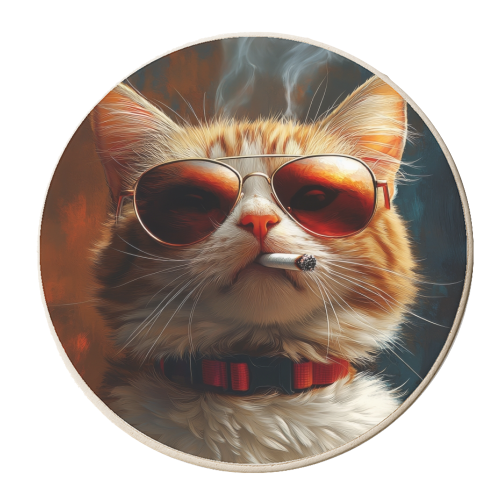 Feel the summer - personalised beer coaster by DejaReve