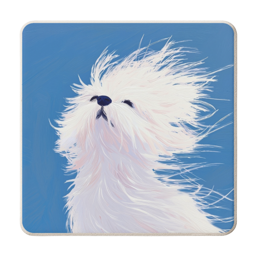 Feel the wind I - personalised beer coaster by DejaReve