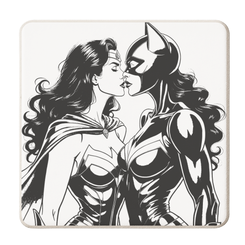 Feeling Catcurious - personalised beer coaster by Ms Doodle