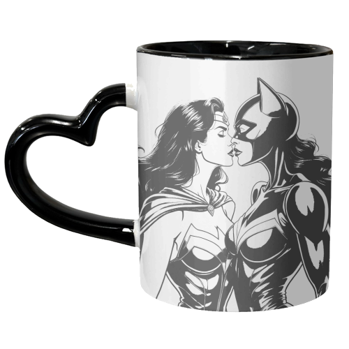 Feeling Catcurious - unique mug by Ms Doodle