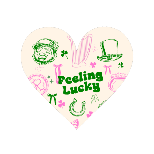 Feeling Lucky Cute St Patrick's Day Aesthetic - Magnet by EZbie