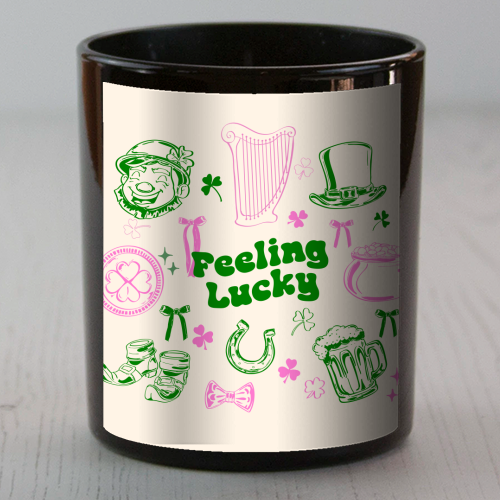 Feeling Lucky Cute St Patrick's Day Aesthetic - scented candle by EZbie