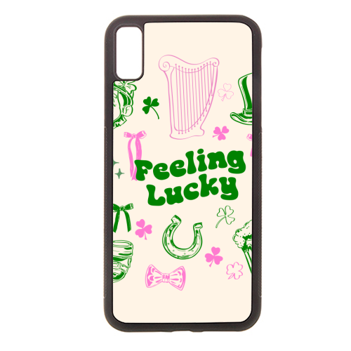 Feeling Lucky Cute St Patrick's Day Aesthetic - stylish phone case by EZbie