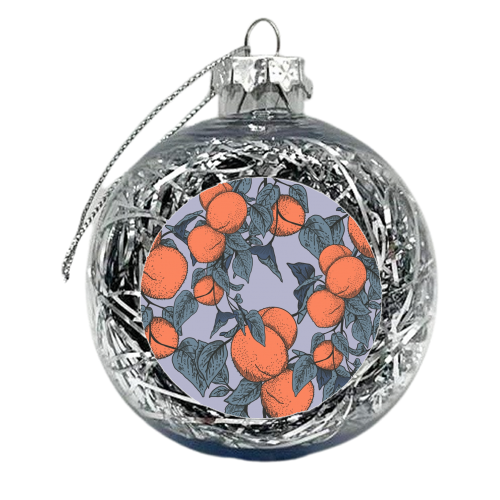 Feeling Peachy - xmas bauble by Draper & Harlow