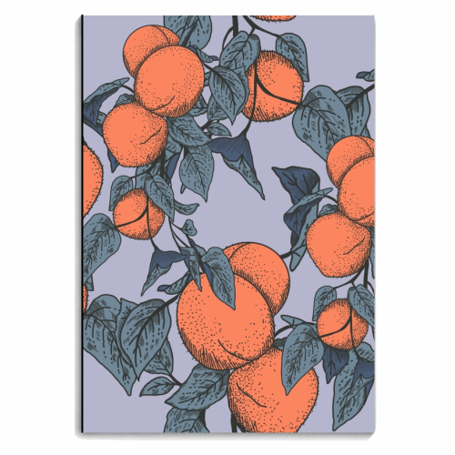 Feeling Peachy - personalised A4, A5, A6 notebook by Draper & Harlow