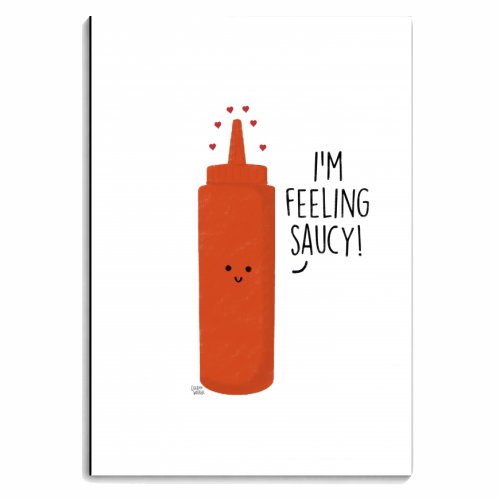 Feeling Saucy - personalised A4, A5, A6 notebook by Leeann Walker