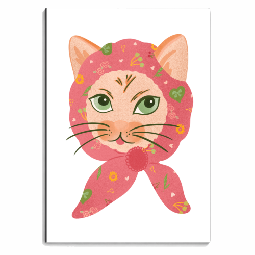 Feline fine - personalised A4, A5, A6 notebook by Lisa Wardle