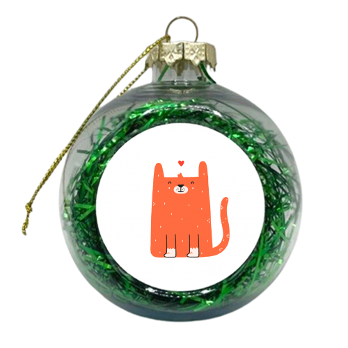 Felines for you - xmas bauble by Matt Joyce