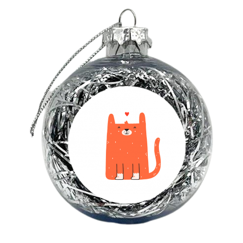 Felines for you - xmas bauble by Matt Joyce