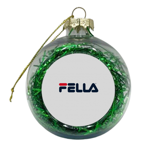 Fella - xmas bauble by Danny Villarreal