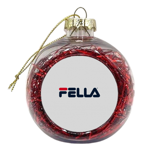 Fella - xmas bauble by Danny Villarreal