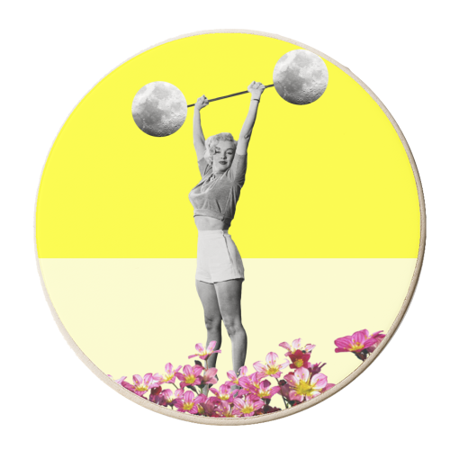 Female Empowerment | Marilyn Monroe Print - personalised beer coaster by OhMC! Designs