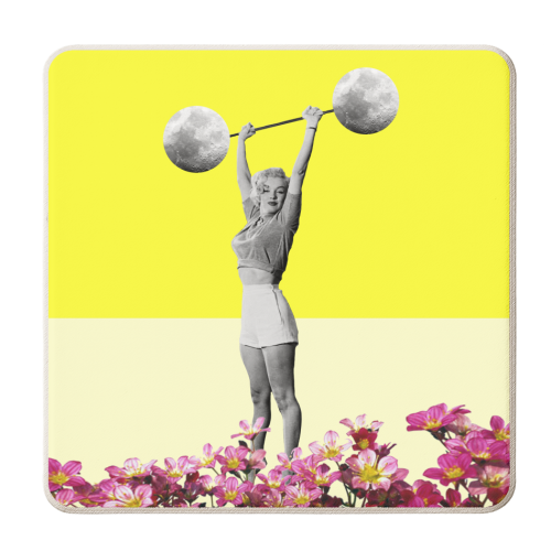 Female Empowerment | Marilyn Monroe Print - personalised beer coaster by OhMC! Designs