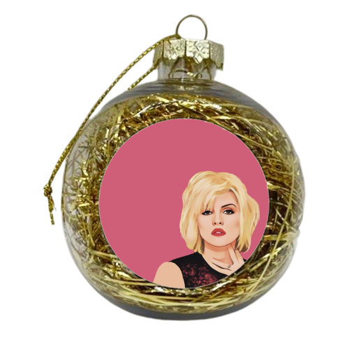 Music Icons: Debbie Harry - xmas bauble by Giddy Kipper