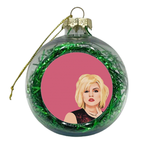 Music Icons: Debbie Harry - xmas bauble by Giddy Kipper