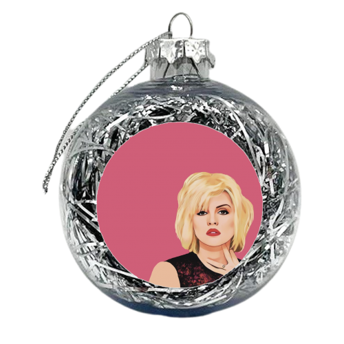 Music Icons: Debbie Harry - xmas bauble by Giddy Kipper