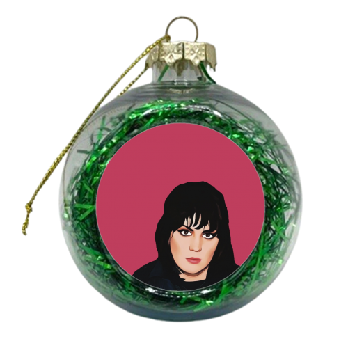Music Icons: Joan Jett - xmas bauble by Giddy Kipper