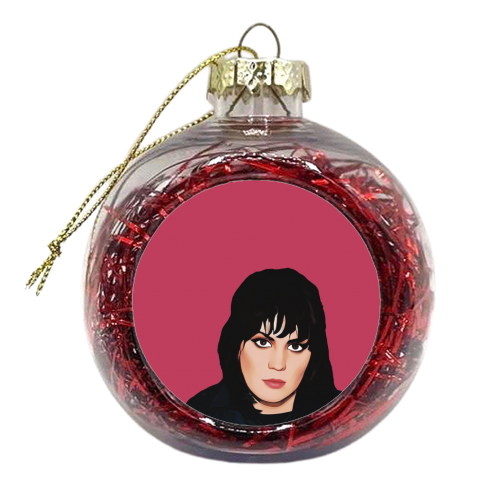 Music Icons: Joan Jett - xmas bauble by Giddy Kipper