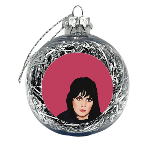 Music Icons: Joan Jett - xmas bauble by Giddy Kipper
