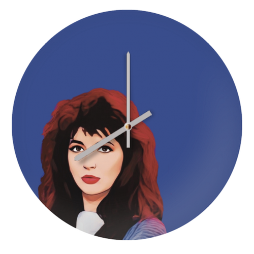 Music Icons: Kate Bush - quirky wall clock by Giddy Kipper