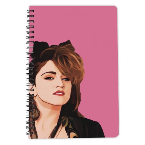 Music Icons : Queen of Pop - personalised A4, A5, A6 notebook by Giddy Kipper