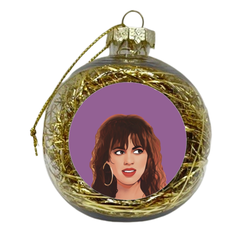 Music Icons: Susanna Hoffs - xmas bauble by Giddy Kipper