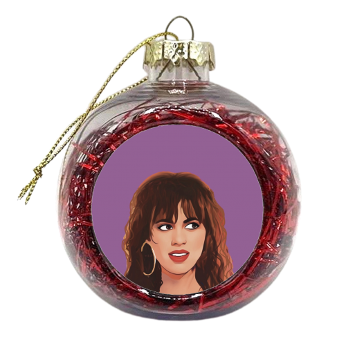 Music Icons: Susanna Hoffs - xmas bauble by Giddy Kipper