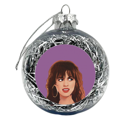 Music Icons: Susanna Hoffs - xmas bauble by Giddy Kipper